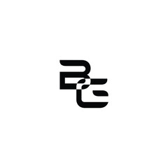 Fototapeta premium BG monogram logo design letter text name symbol monochrome logotype alphabet character simple logo