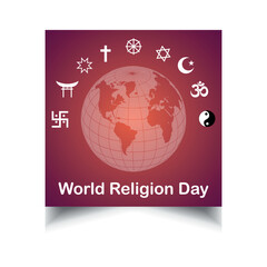 World Religion Day Social Media Post Design