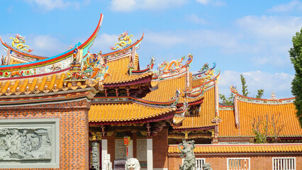 Obraz premium Huiju Temple Minnan-Taiwanese Style Classical Architecture, Suzhou, Jiangsu, China
