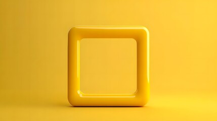 Abstract 3d render, minimalistic background, modern graphic design