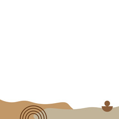 Obraz premium Doodle Footer