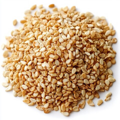 Fototapeta premium Pile Of Sesame Seeds Isolated