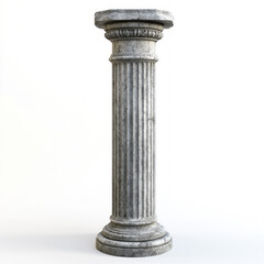 Fototapeta premium Roman Column Isolated