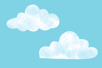 blue sky with clouds