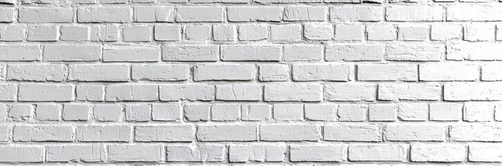 Fototapeta premium Hyber realistic photo of white brick wall may used as background , copy space for text,