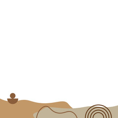 Obraz premium Doodle Footer