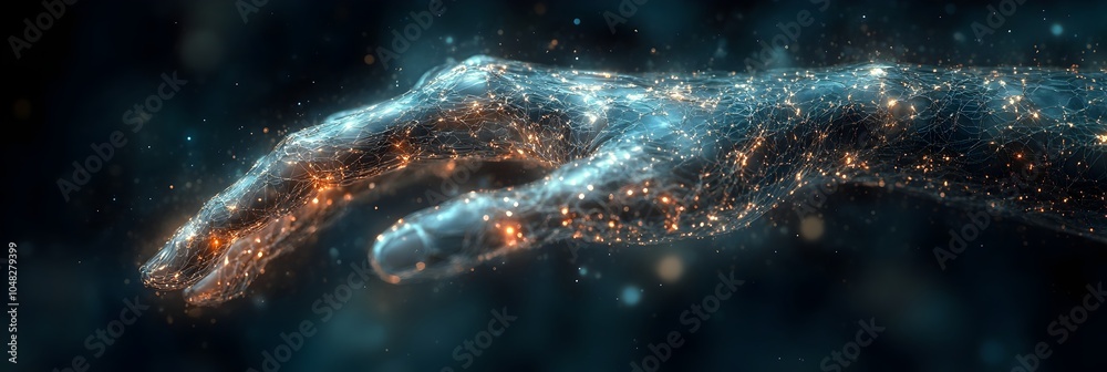 Aufkleber Conceptual image depicting the notion of systems controlling or governing human behavior and decision-making through advanced autonomous capabilities.
