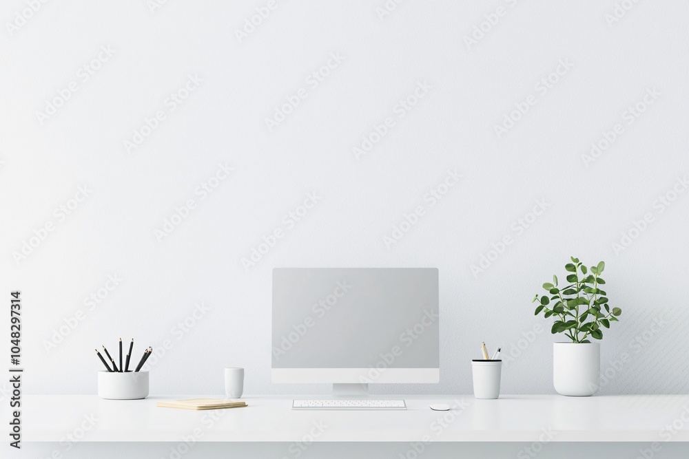 Poster modern website layout with parallax scrolling effect, trendy web design feature, immersive user expe