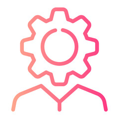 technician Line Gradient Icon