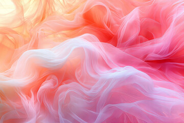 Fototapeta premium Elegant Wave-Inspired Backgrounds with Flowing Lines in Soft Pastel Colors, Perfect for Abstract Textures, Modern Designs, and Artistic Backgrounds