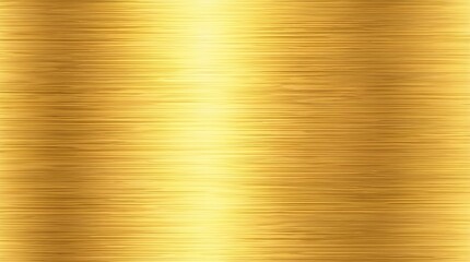 Flat golden brushed metal texture with fine horizontal strokes, giving a sleek and modern appearance. Created with generative AI technology