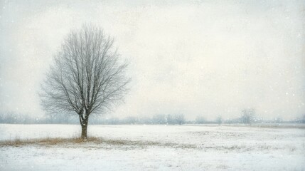 A snowy winter landscape