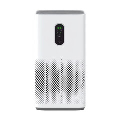 Modern Air Purifier surrounded by open white space.
