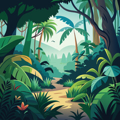 palm trees of the sky