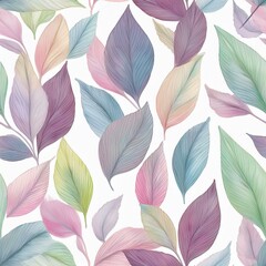 Obraz premium Colorful Botanical Pattern with Butterflies on Dark Background