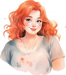 Obraz premium portrait of a woman with hair