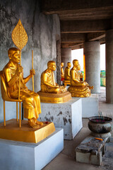 Statue of Monks, Island Phuket, Thailand.