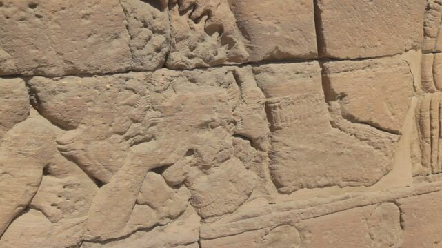 Sudan, Nubia, Naga, relief of queen amanitare