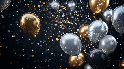 Festive balloon celebration