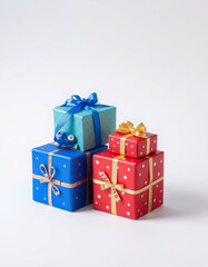 Obraz premium holiday gift wrapping