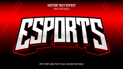 Esport  3d style  editable text effect © ricks