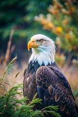 Obraz premium Bald Eagle in Nature Cinematic Photography