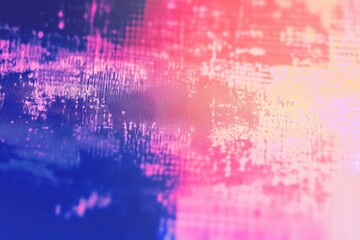 Obraz premium Breathtaking scenery showcasing retro surveillance or vhs pixel distortion. Abstract hazy grainy gradient backdrop texture. Digital display grainy noise effect with a nostalgic space traveler theme