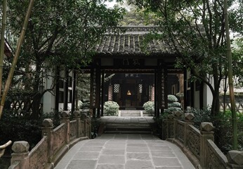 the Wuhou Shrine in Chengdu