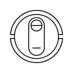 Roomba vacuum cleaner robot icon