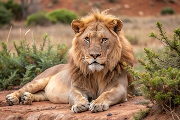 Obraz premium Wild Lion in Nature