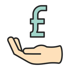 Obraz premium Productive Business Hand Elements