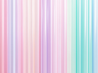 Obraz premium Pastel vaporwave gradient with light pink, lavender, and mint green stripes, creating a calming atmosphere. Neon highlights evoke nostalgia for 80s aesthetics and old-school internet graphics.