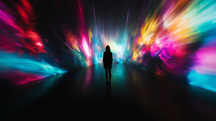 未来とテクノロジーの世界へ誘う、幻想的なイマーシブ体験