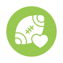 Sports Volunteering vector Gylph Circle Design icon. Volunteering Symbol on White background EPS 10 File