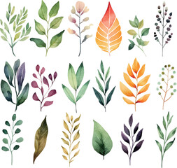 pattern with leaves