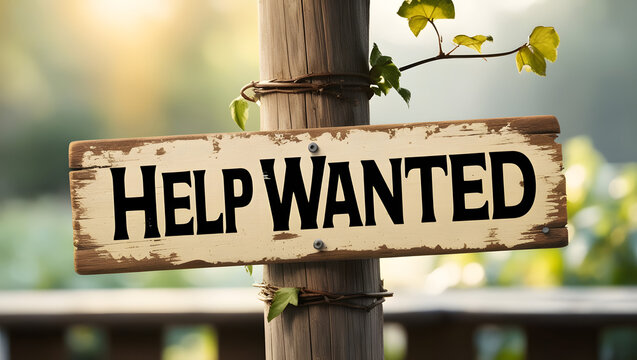 help wanted sign