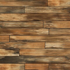 Naklejka premium Realistic wooden texture composed of horizontal planks, perfect for backgrounds and design materials.