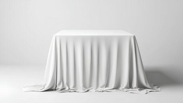 Elegant White Tablecloth: Perfect for Formal Events, Dining, and Decor