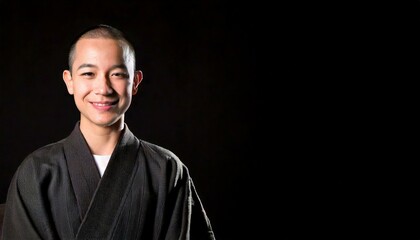 20代の若い男性僧侶