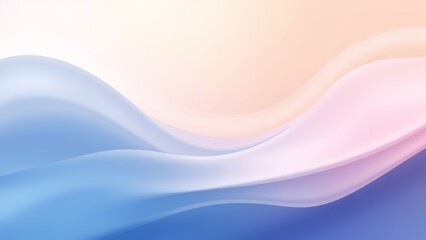 Fototapeta premium Soft gradient smooth liquid abstract background.