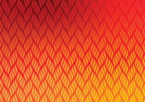 Red hot line pattern fire flames blaze presentation background