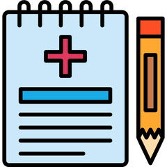 Obraz premium Notepad Icon