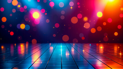 Disco-Themed Web Banner Design