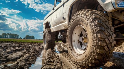 Off-Road Adventure in Muddy Terrain