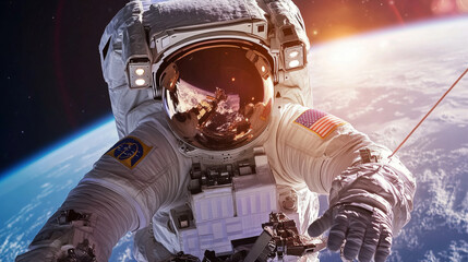 Astronaut in space