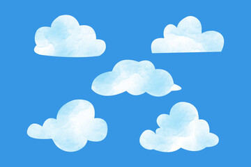 blue sky with clouds