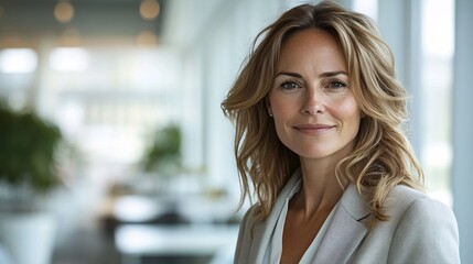 Obraz premium Successful Female Entrepreneur: Leadership Style, Fashion, Startup Journey, and Inspirational Success Story of a Confident, Resilient, and Powerful Businesswoman Building a Strong Personal Brand