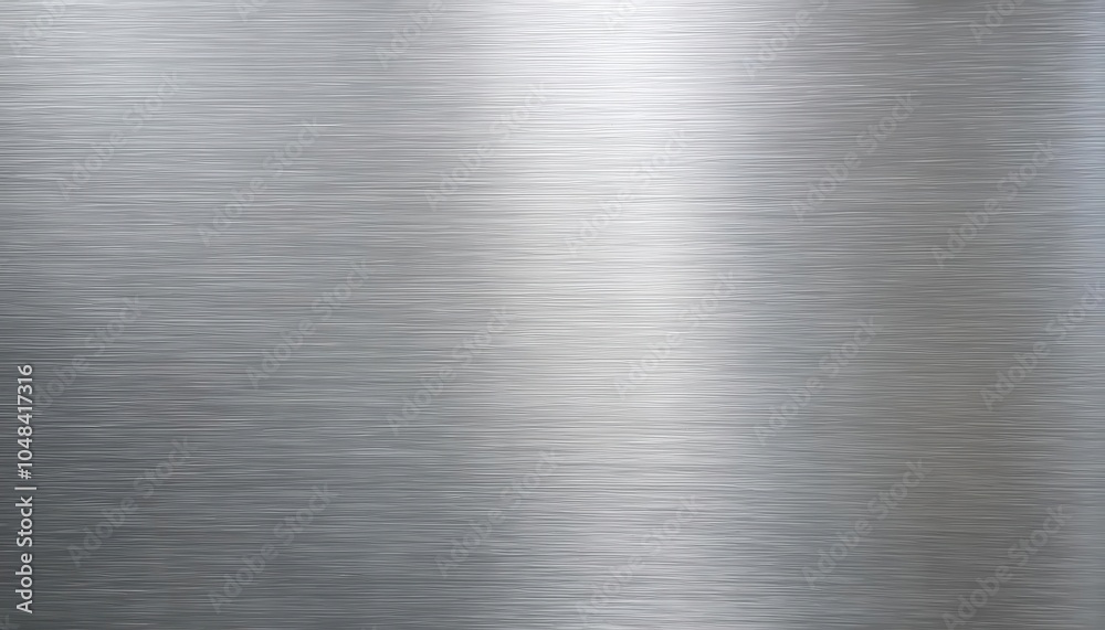 Poster seamless brushed metal texture background with horizontal fine grain and soft gradient for industria