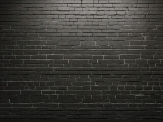 Dark Brick Wall Texture Background - Grunge and Industrial Design