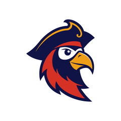 Eagle mascot logo